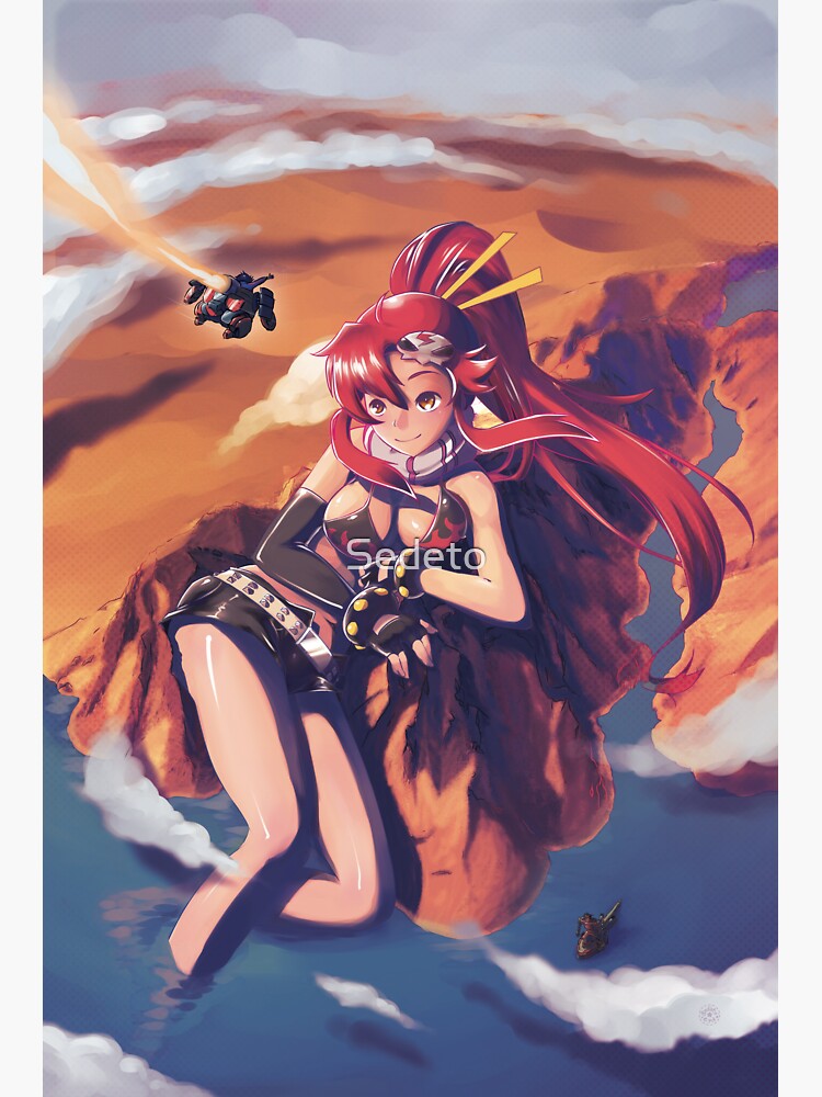 Yoko Littner Tengen Toppa Lagann Gurren Giantess Version W O Typo Tapestry - Image 2
