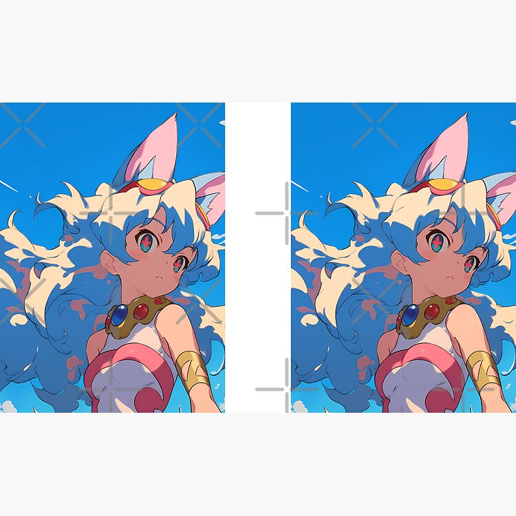 Nia Teppelin Gurren Lagann Anime Girl Fantasy City Bright Blue Outdoors Mug - Image 3
