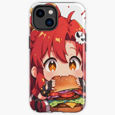 Yoko Littner Gurren Lagann Chibi Kawaii Burger Bite Iphone Case
