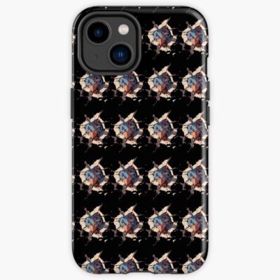 Nia Teppelin Gurren Lagann Anime Peek Through Stone With Calm Resolve Iphone Case