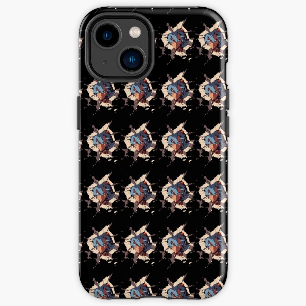 Nia Teppelin Gurren Lagann Anime Peek Through Stone With Calm Resolve Iphone Case