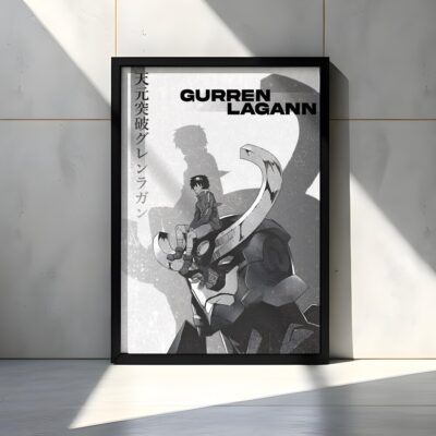 Gurren Lagann Manga Wall Art