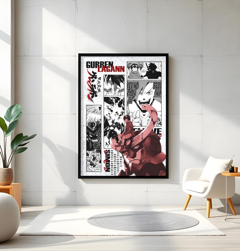 Gurren Lagann Simon Wall Art - Image 3