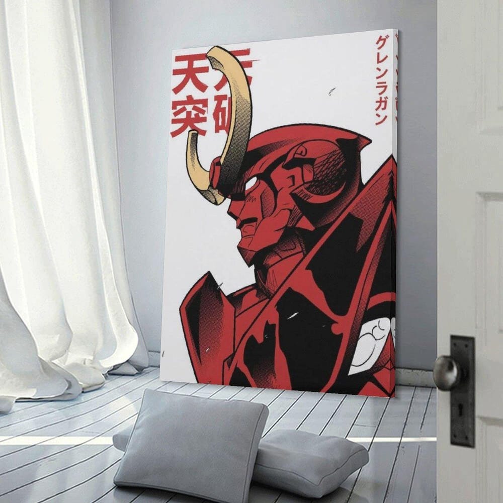 Gurren Lagann Anime Canvas Living Room Wall Art - Image 2