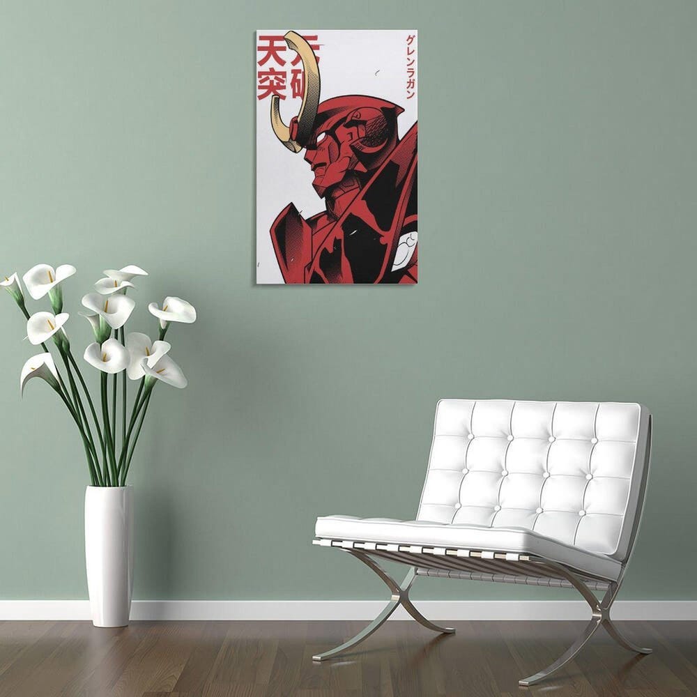 Gurren Lagann Anime Canvas Living Room Wall Art - Image 4
