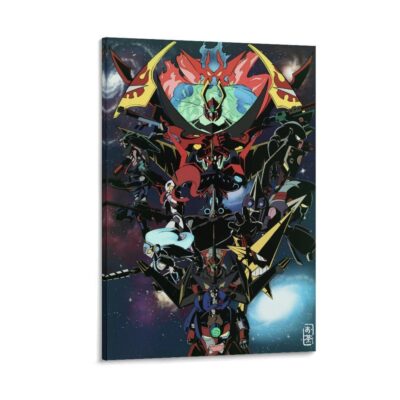 Gurren Lagann Anime Mecha Wall Art