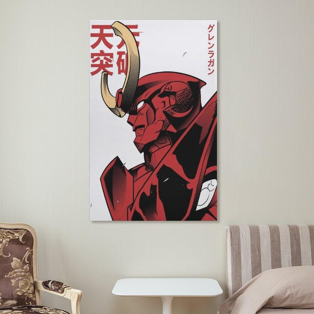 Gurren Lagann Anime Canvas Living Room Wall Art - Image 6