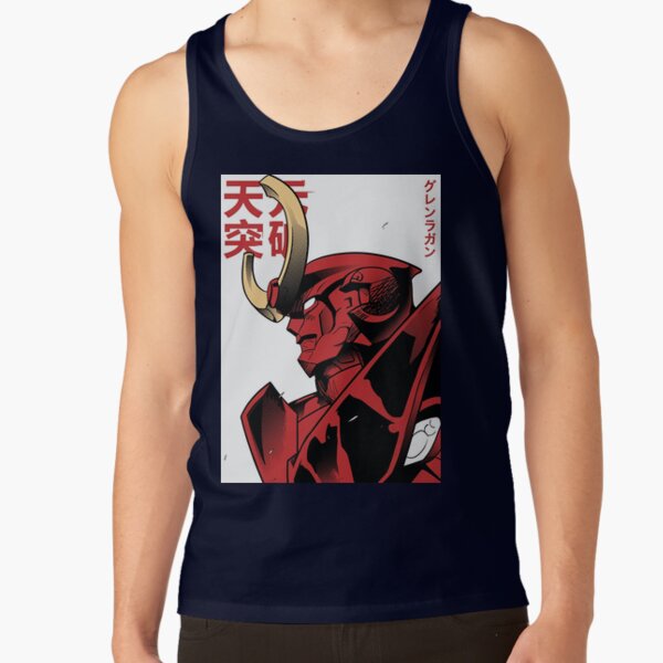 Gurren Lagann Retro Tank Top - Image 5