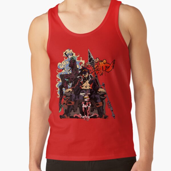 Gurren Lagann Vintage Tank Top - Image 4
