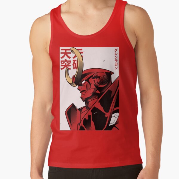 Gurren Lagann Retro Tank Top - Image 4
