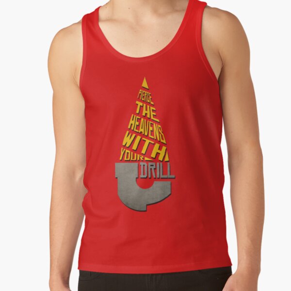 Pierce The Heavens With Your Drill Tank Top - Image 4