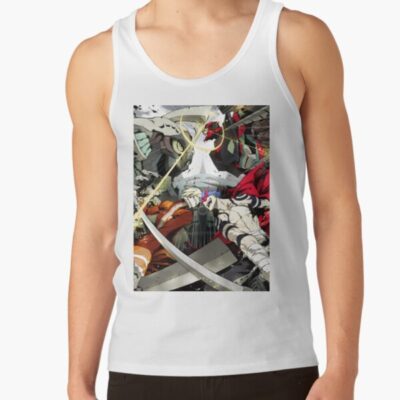 Kamina Gurren Lagann Mecha Clash Dynamic Spiral Scene Tank Top