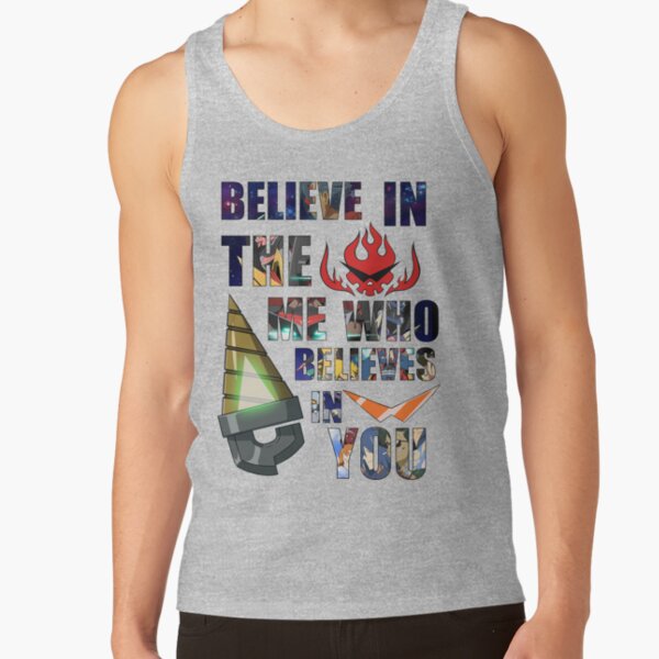 Gurren Lagann Kamina Quote Tank Top - Image 3