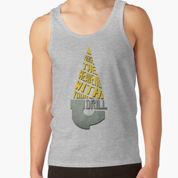 Pierce The Heavens With Your Drill Tank Top - Image 3