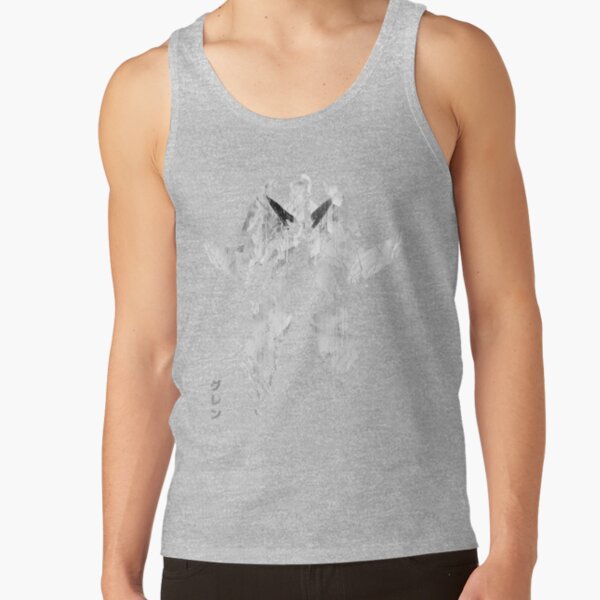 A Legacy Grey Version Tengen Toppa Gurren Lagann Anime Manga Tank Top - Image 3