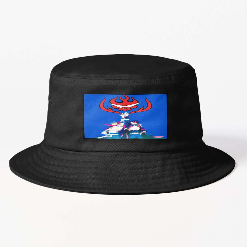 Gurren Lagann Vintage Graphic Bucket Hat