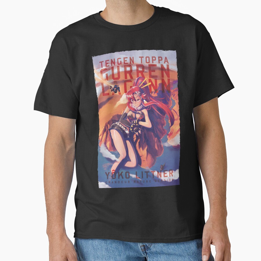 Yoko Littner Tengen Toppa Lagann Gurren Giantess Version T-shirt - Image 2