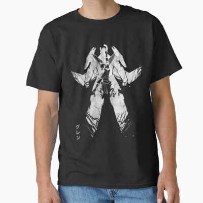 A Legacy Grey Version Tengen Toppa Gurren Lagann Anime Manga T-shirt