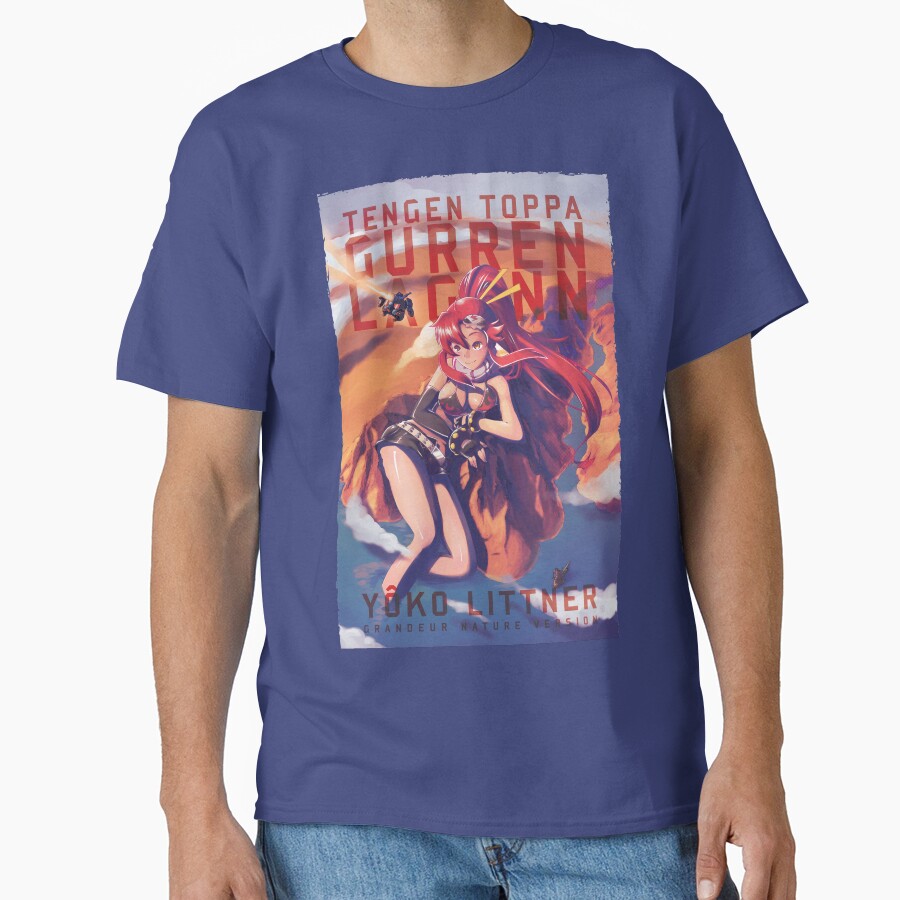 Yoko Littner Tengen Toppa Lagann Gurren Giantess Version T-shirt - Image 4