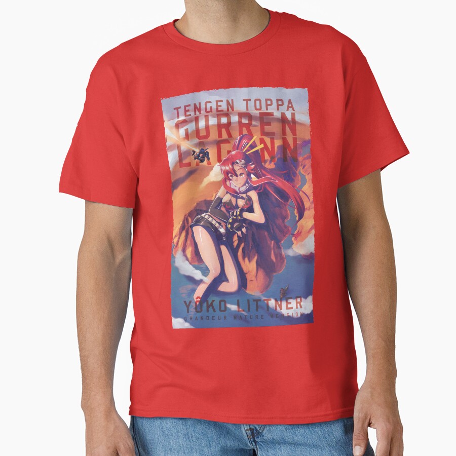 Yoko Littner Tengen Toppa Lagann Gurren Giantess Version T-shirt - Image 5
