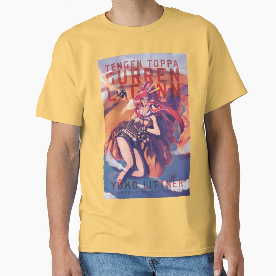 Yoko Littner Tengen Toppa Lagann Gurren Giantess Version T-shirt - Image 6