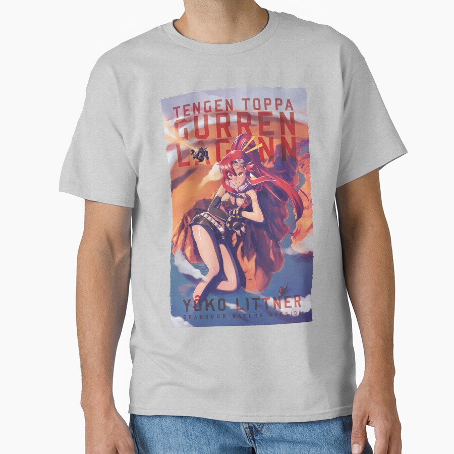 Yoko Littner Tengen Toppa Lagann Gurren Giantess Version T-shirt - Image 3