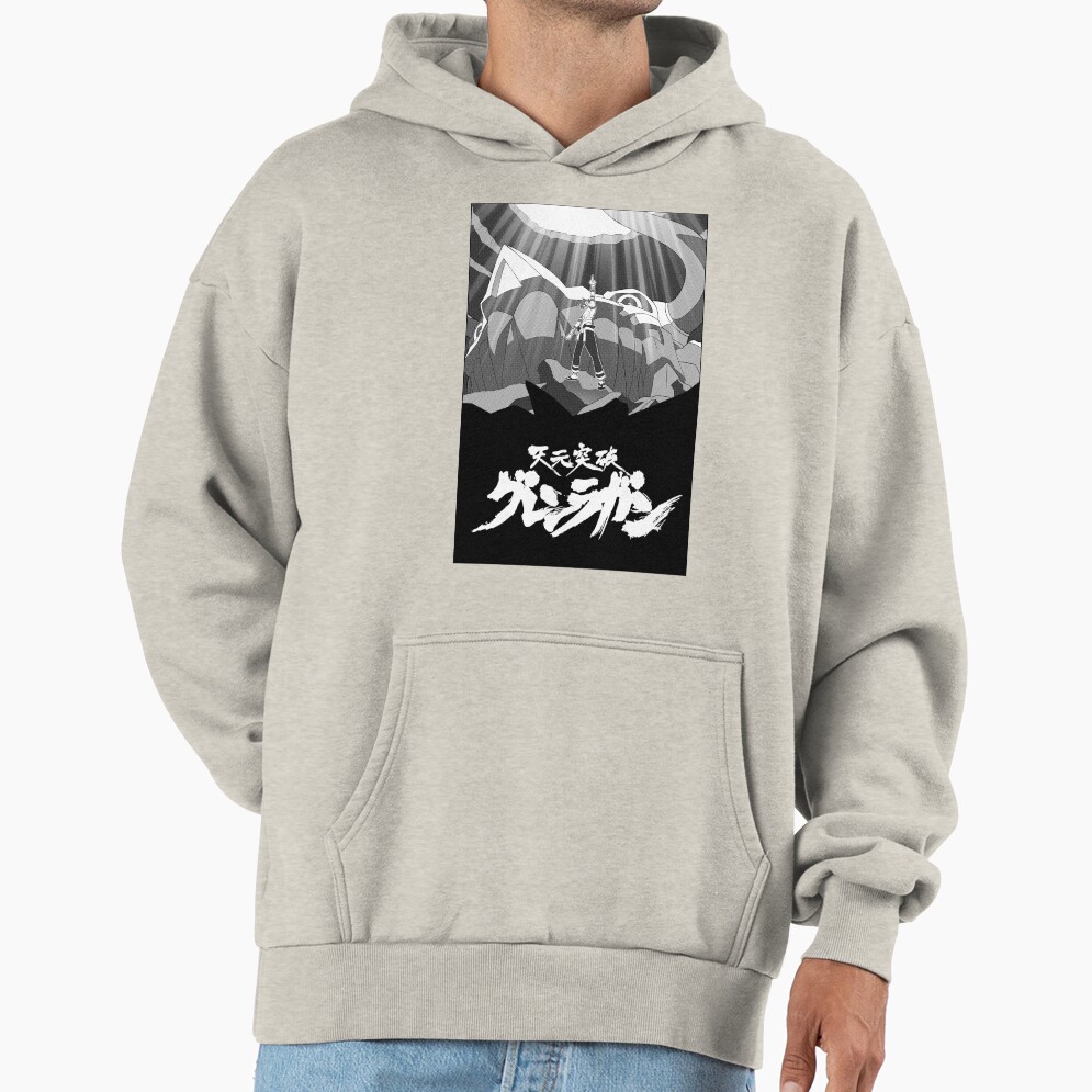 Gurren Lagann Sketch Hoodie - Image 4