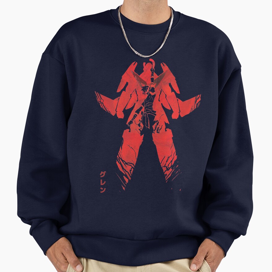 A Legacy Tengen Toppa Gurren Lagann Anime Manga Sweatshirt - Image 5