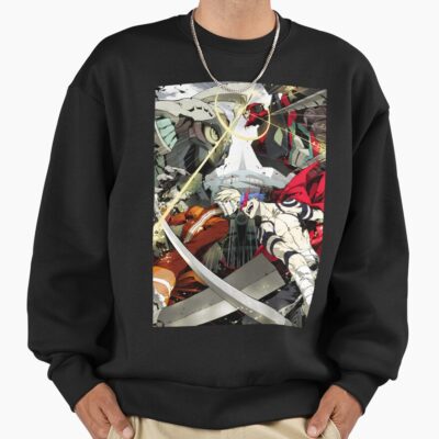 Kamina Gurren Lagann Mecha Clash Dynamic Spiral Scene Sweatshirt