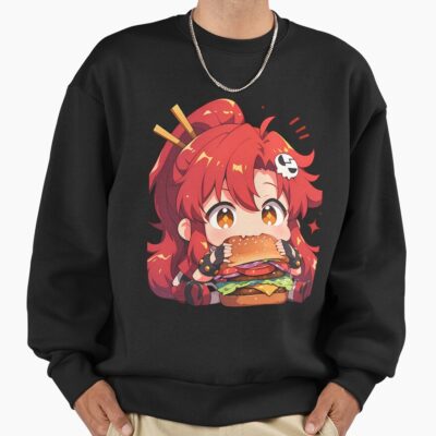Yoko Littner Gurren Lagann Chibi Kawaii Burger Bite Sweatshirt