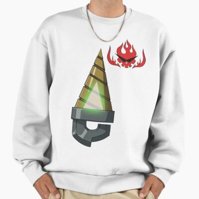 Core Drill And Gurren Lagann Symbol Sweatshirt