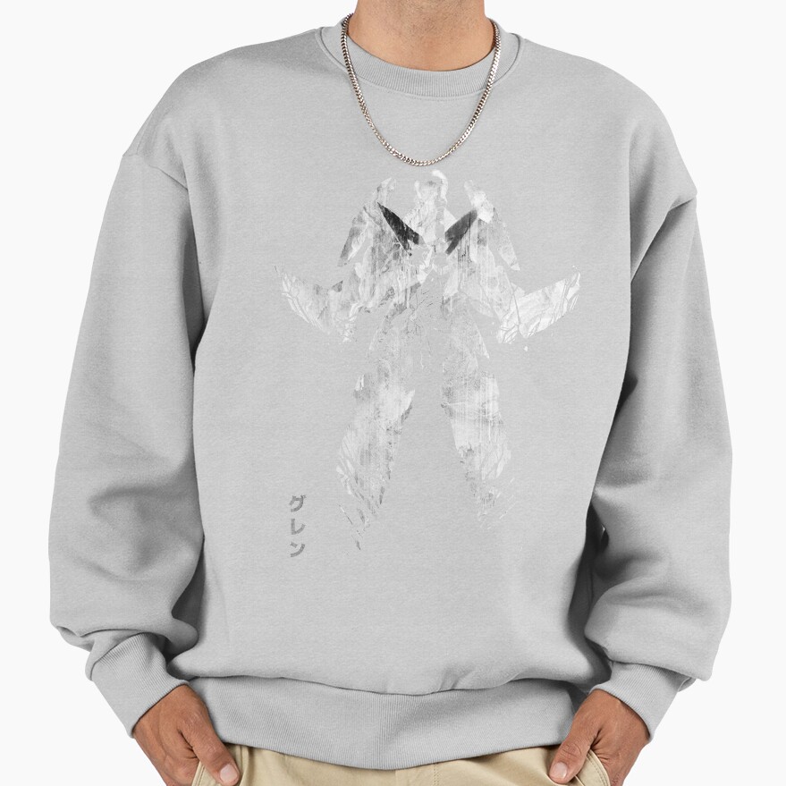 A Legacy Grey Version Tengen Toppa Gurren Lagann Anime Manga Sweatshirt - Image 4