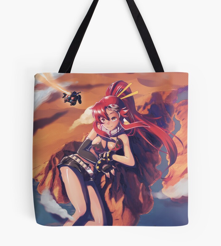 Yoko Littner Tengen Toppa Lagann Gurren Giantess Version W O Typo Tote Bag