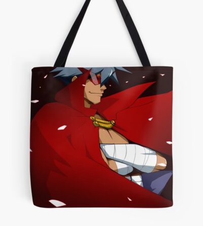 Kamina Gurren Lagann Red Cape Confident Anime Smile Tote Bag