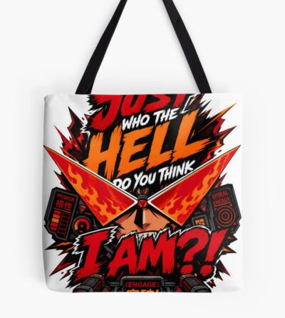Rebel Mecha Dashboard Decal Tote Bag