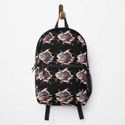 Nia Teppelin Gurren Lagann Anime Peek Through Stone With Calm Resolve Backpack