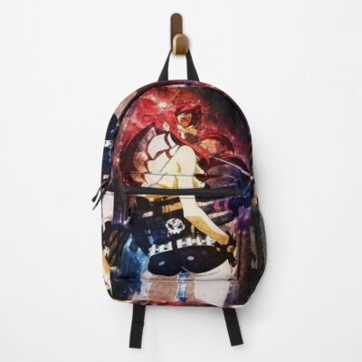 Yoko Littner Gurren Lagann Red Hair Mecha Galaxy Bold Action Pose Backpack