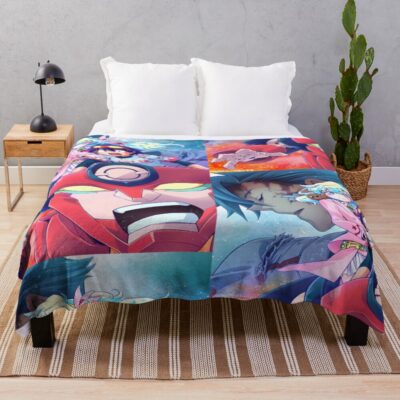 Gurren Lagann Graphic Throw Blanket