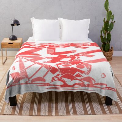 Dig Dig Digger Magenta Throw Blanket