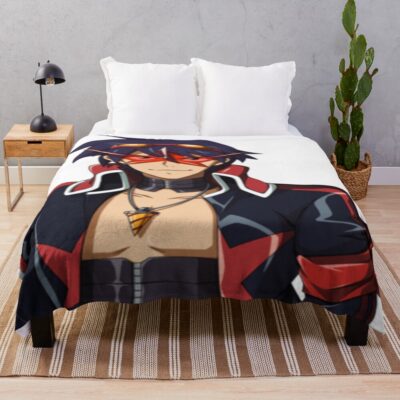 Gurren Lagann Simon Throw Blanket