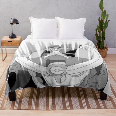Gurren Lagann Manga Throw Blanket