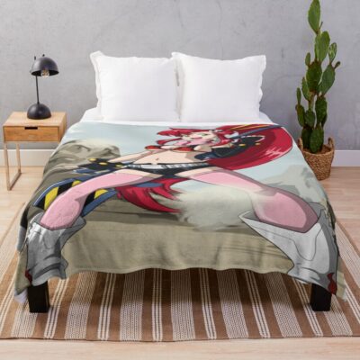 Yoko Gurren Lagann Throw Blanket