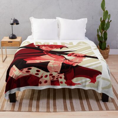 Kamina Vintage Art Throw Blanket