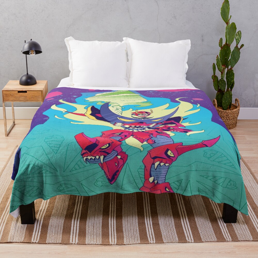 Tengen Toppa Gurren Lagann Anime Throw Blanket