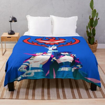 Gurren Lagann Artistic Throw Blanket