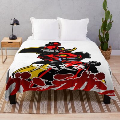 333 Gurren Power Throw Blanket