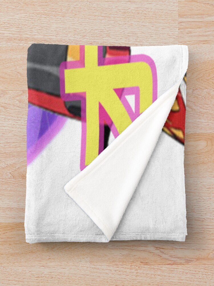 Tengen Toppa Gurren Lagann Retro Sunset Design Throw Blanket - Image 2