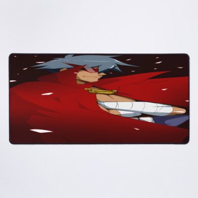 Kamina Gurren Lagann Red Cape Confident Anime Smile Mouse Pad