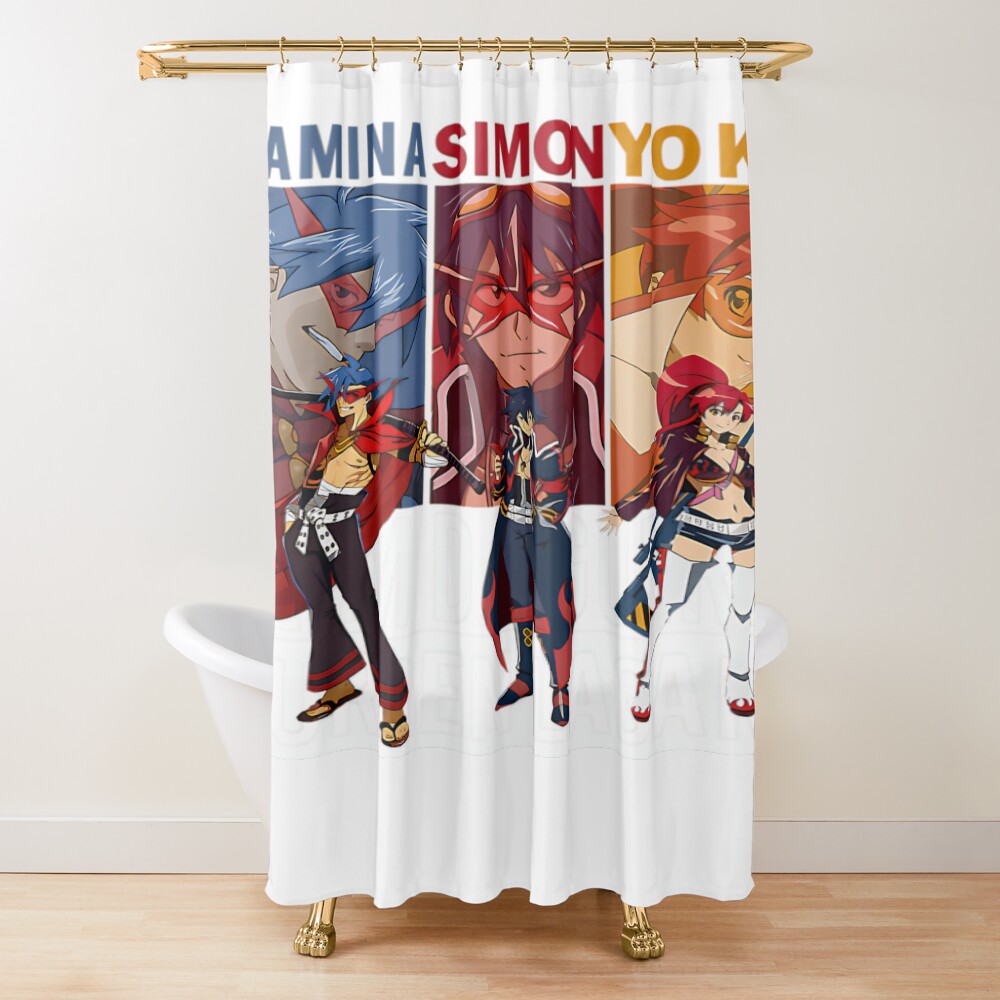 Comedy Vintage Anime Movie Cartoon Film Action Shower Curtain