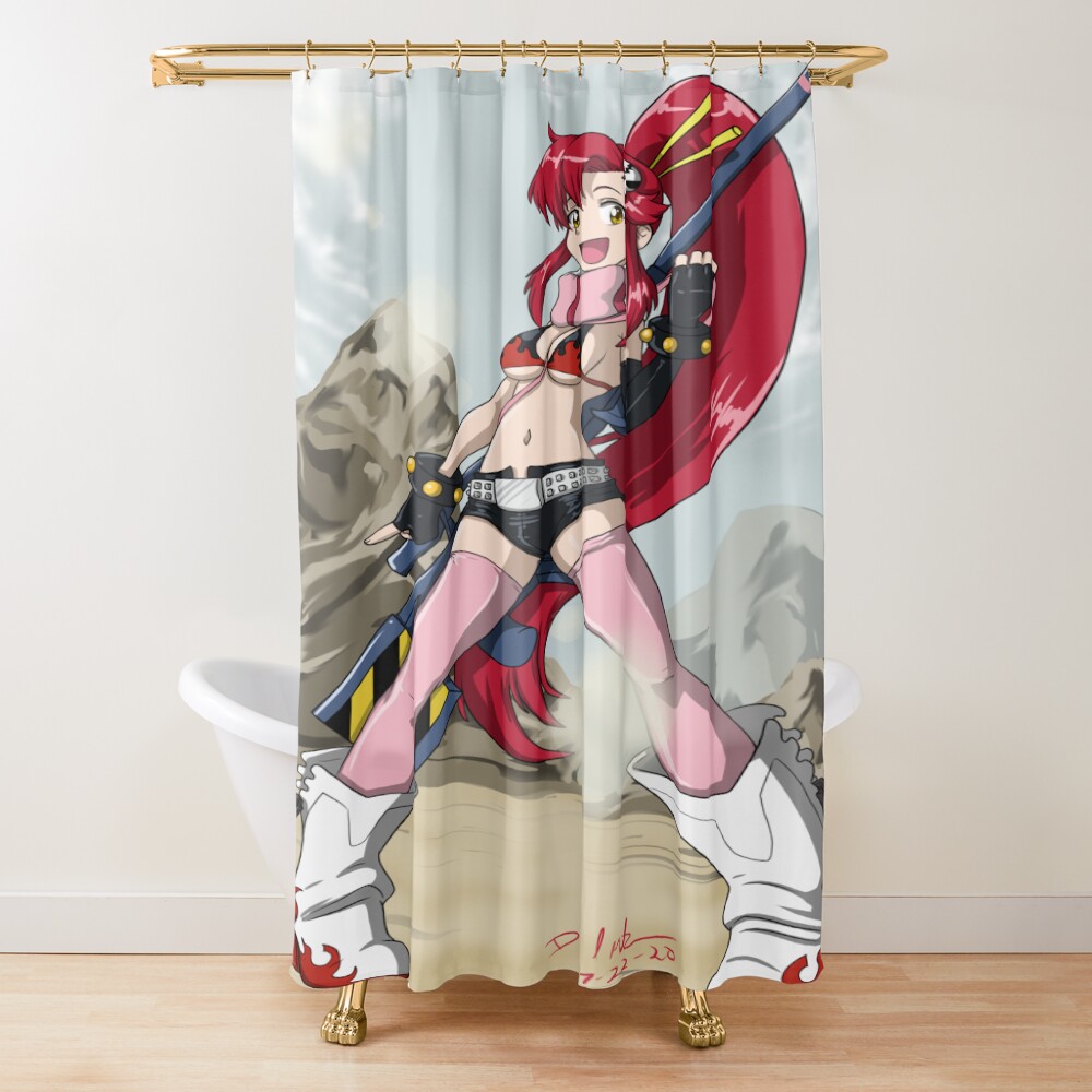 Yoko Gurren Lagann Shower Curtain